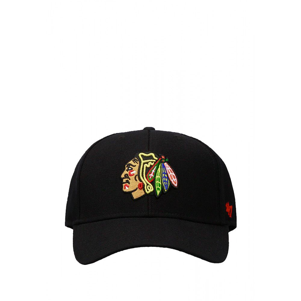 Кепка 47 Brand NHL CHICAGO BLACKHAWKS черный, серый Уни OSFA Кепка 47 Brand NHL CHICAGO BLACKHAWKS черный, серый Уни OSFA