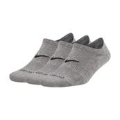 Носки Nike U NK EVERYDAY PLUS CUSH FOOTIE 3PR серый Уни 34-38. Изображение №4