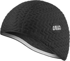 Шапка для плавання Aqua Speed BOMBASTIC TIC-TAC 5718 чорний Уні OSFM Шапка для плавання Aqua Speed BOMBASTIC TIC-TAC 5718 чорний Уні OSFM