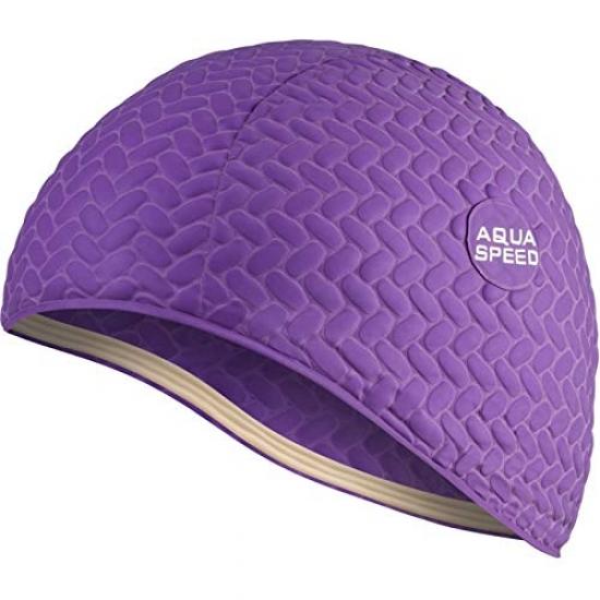 Шапка для плавания Aqua Speed BOMBASTIC TIC-TAC 5719 фиолетовый Уни OSFM Шапка для плавания Aqua Speed BOMBASTIC TIC-TAC 5719 фиолетовый Уни OSFM