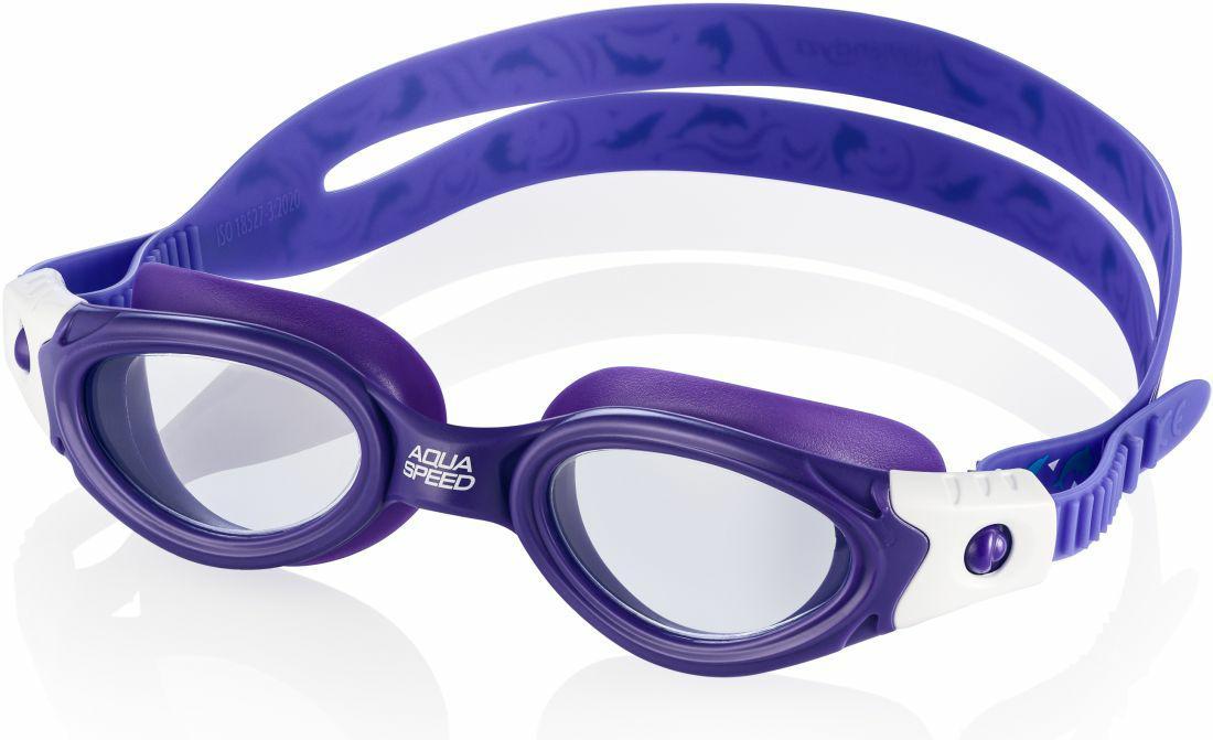 Очки для плавания Aqua Speed PACIFIC JR BENDYZZ 8916 фиолетовый, белый Дет OSFM Очки для плавания Aqua Speed PACIFIC JR BENDYZZ 8916 фиолетовый, белый Дет OSFM