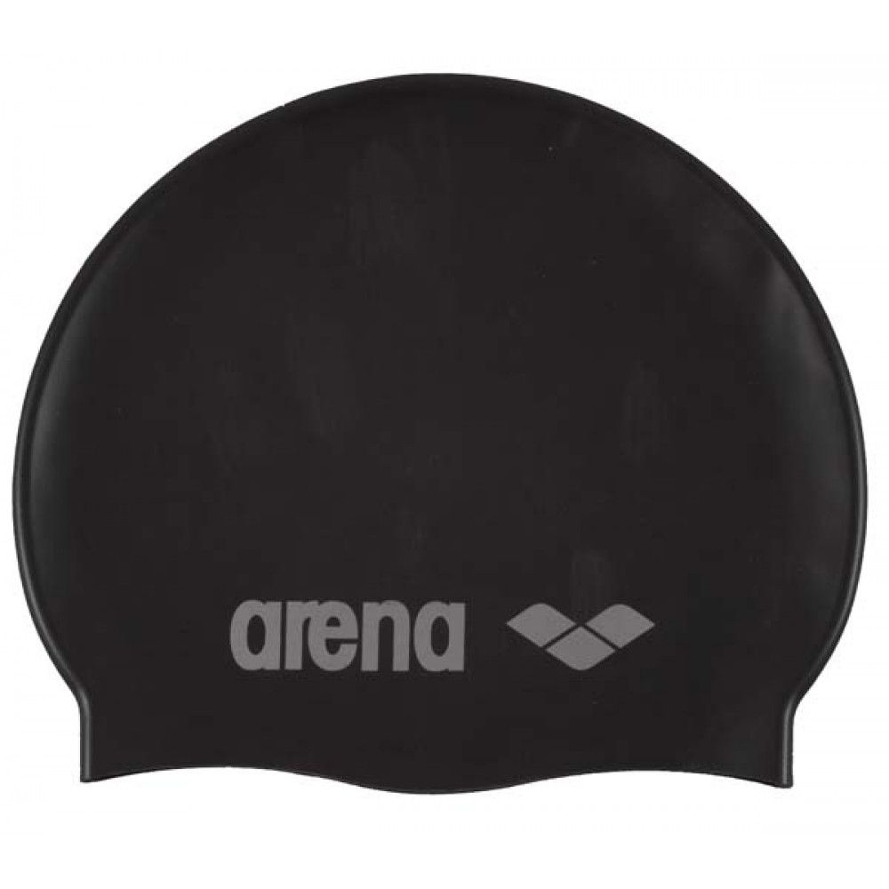 Шапка для плавання Arena CLASSIC SILICONE JR чорний Діт OSFM Шапка для плавання Arena CLASSIC SILICONE JR чорний Діт OSFM