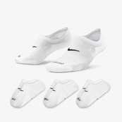Носки Nike U NK EVERYDAY PLUS CUSH FOOTIE белый Жен 38-42. Изображение №2