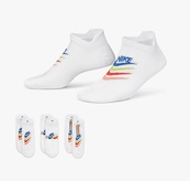 Носки Nike W NK EVERYDAY PLUS LTWT NS 3PR белый Жен 34-38. Изображение №3