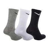 Шкарпетки Nike U NK EVERYDAY LTWT CREW 3PR білий, сірий, чорний Чол 34-38. Зображення №2 Шкарпетки Nike U NK EVERYDAY LTWT CREW 3PR білий, сірий, чорний Чол 34-38. Зображення №2