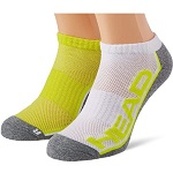 Носки Head PERFORMANCE SNEAKER 2P UNISEX желтый, серый, белый Уни 39-42. Изображение №3