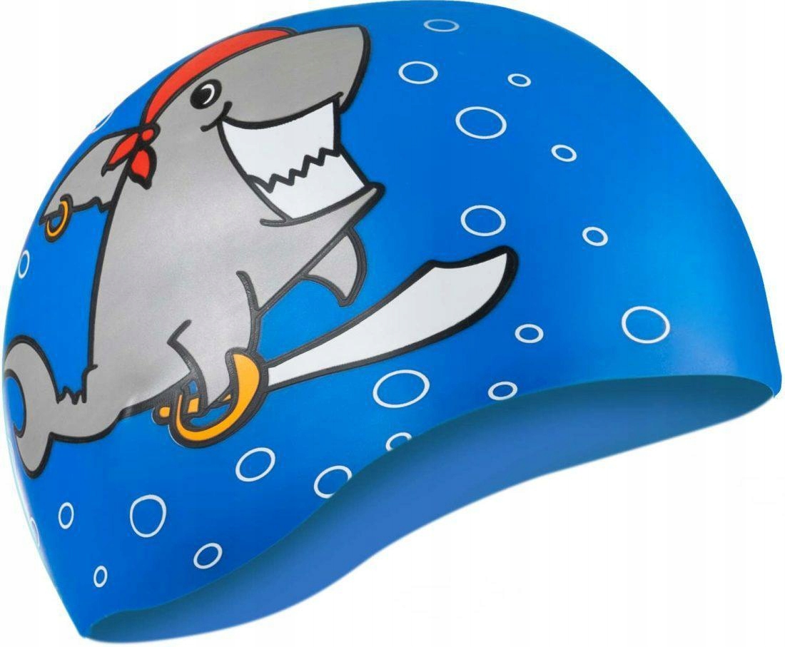 Шапка для плавания Aqua Speed KIDDIE Shark 1783 синий Детский OSFM Шапка для плавания Aqua Speed KIDDIE Shark 1783 синий Детский OSFM