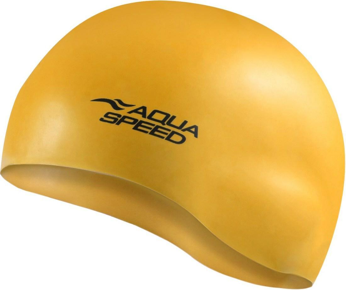 Шапка для плавания Aqua Speed MONO 9116 темно-желтый Уни OSFM Шапка для плавания Aqua Speed MONO 9116 темно-желтый Уни OSFM