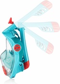 Повнолицьова маска Aqua Speed SPECTRA 2.0 KID 7083 бірюзовий, червоний Діт L. Зображення №3 Повнолицьова маска Aqua Speed SPECTRA 2.0 KID 7083 бірюзовий, червоний Діт L. Зображення №3