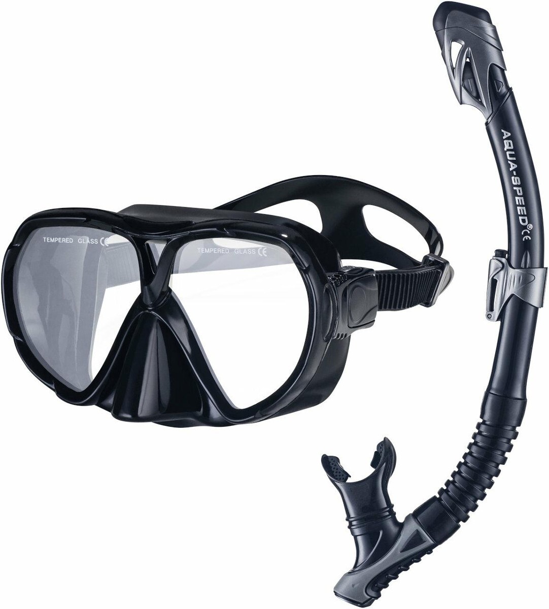 Набір маска і трубка Aqua Speed VANUA + BORNEO 8235 чорний Уні OSFM Набір маска і трубка Aqua Speed VANUA + BORNEO 8235 чорний Уні OSFM