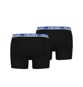 Трусы-боксеры Head BASIC BOXER 2P черный, синий Чол L. Изображение №2