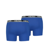 Труси-боксери Head BASIC BOXER 2P блакитний, чорний Чол XL. Зображення №2 Труси-боксери Head BASIC BOXER 2P блакитний, чорний Чол XL. Зображення №2