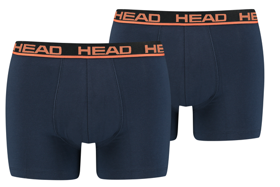 Трусы-боксеры Head BASIC BOXER 2P темно-синий, оранжевый Муж XXL Трусы-боксеры Head BASIC BOXER 2P темно-синий, оранжевый Муж XXL