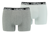 Трусы-боксеры Head BASIC BOXER 2P серый, светло-серый Чол L. Изображение №4 Трусы-боксеры Head BASIC BOXER 2P серый, светло-серый Чол L. Изображение №4