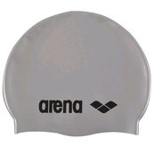 Шапка для плавання Arena CLASSIC SILICONE сріблястий Уні OSFM. Зображення №2 Шапка для плавання Arena CLASSIC SILICONE сріблястий Уні OSFM. Зображення №2