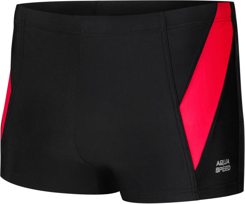 Плавки-боксери для чоловіків Aqua Speed LOGAN 8032 чорний червоний Чол Плавки-боксери для чоловіків Aqua Speed LOGAN 8032 чорний червоний Чол