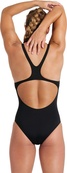 Купальник закритий для жінок Arena WOMEN'S TEAM SWIMSUIT SWIM PRO чорний, білий Жін. Зображення №2