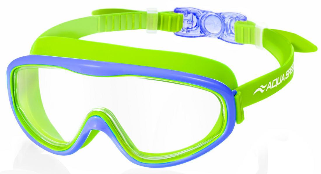 Очки для плавания Aqua Speed TIVANO JR 9250 зеленый, голубой Детский OSFM Очки для плавания Aqua Speed TIVANO JR 9250 зеленый, голубой Детский OSFM