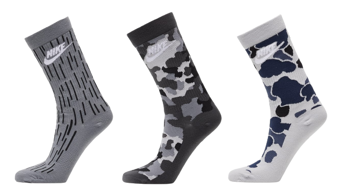 Шкарпетки Nike U NK EVERYDAY ESSENTIAL CREW сірий Уні 34-38 Шкарпетки Nike U NK EVERYDAY ESSENTIAL CREW сірий Уні 34-38