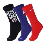 Носки Nike U NK EVERYDAY PLUS CUSH CREW черный, синий, красный Уни 34-38. Изображение №3 Носки Nike U NK EVERYDAY PLUS CUSH CREW черный, синий, красный Уни 34-38. Изображение №3