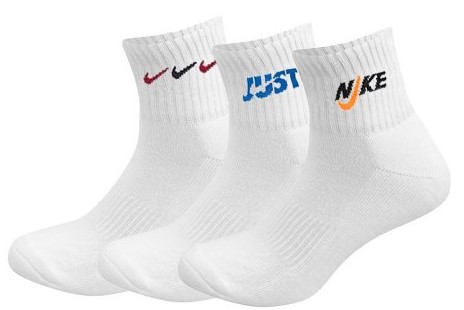 Шкарпетки Nike U NK EVERYDAY PLUS CUSH ANKLE білий, мультиколор Чол 38-42 Шкарпетки Nike U NK EVERYDAY PLUS CUSH ANKLE білий, мультиколор Чол 38-42