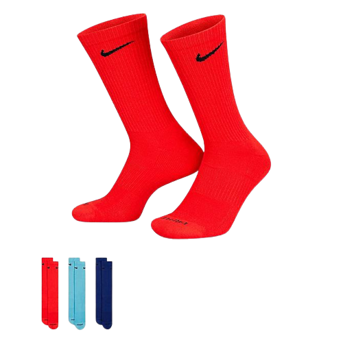 Шкарпетки Nike U NK EVRY PLUS CUSH CREW 3PR мультиколор Уні 42-46 Шкарпетки Nike U NK EVRY PLUS CUSH CREW 3PR мультиколор Уні 42-46