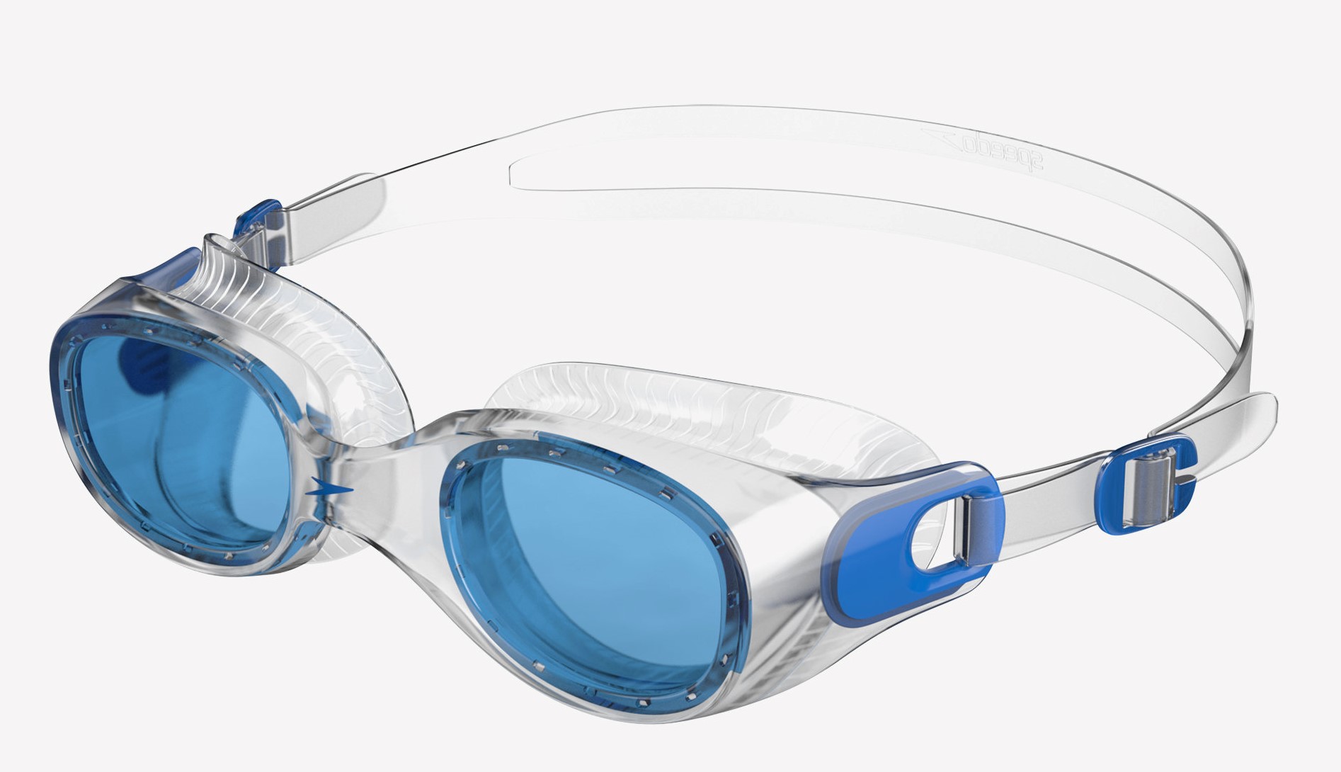Очки для плавания Speedo FUTURA CLASSIC AU прозрачный, голубой Уни OSFM Очки для плавания Speedo FUTURA CLASSIC AU прозрачный, голубой Уни OSFM
