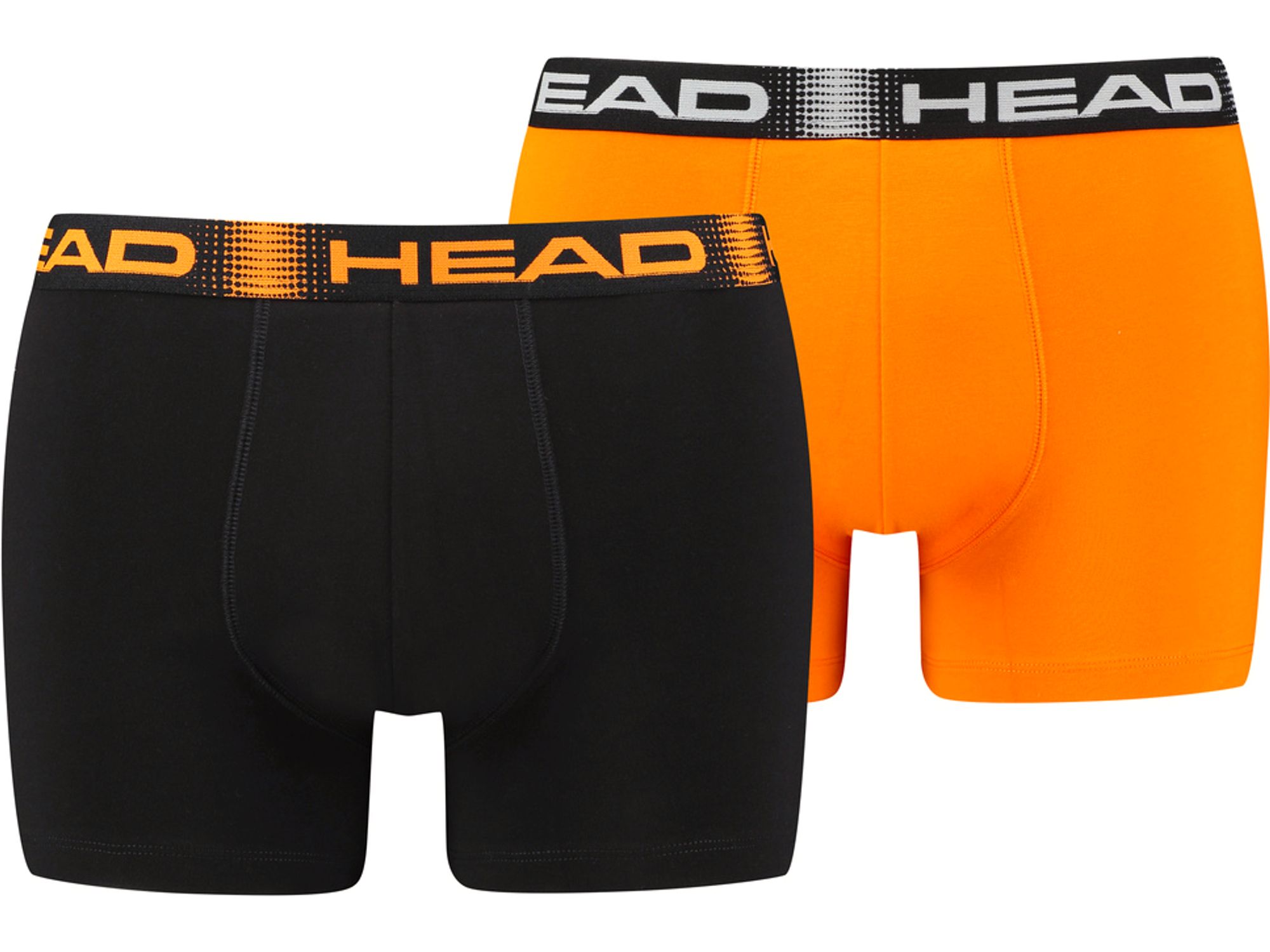 Трусы-боксеры Head BASIC BOXER 2P черный, оранжевый Муж S Трусы-боксеры Head BASIC BOXER 2P черный, оранжевый Муж S