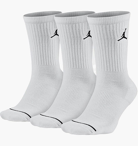 Шкарпетки Nike U J ED CUSH POLY CREW 3PR 144 білий Уні 38-42 Шкарпетки Nike U J ED CUSH POLY CREW 3PR 144 білий Уні 38-42