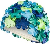 Шапка для плавания Aqua Speed BLOOM 6082 мультиколор Жен OSFM. Изображение №2