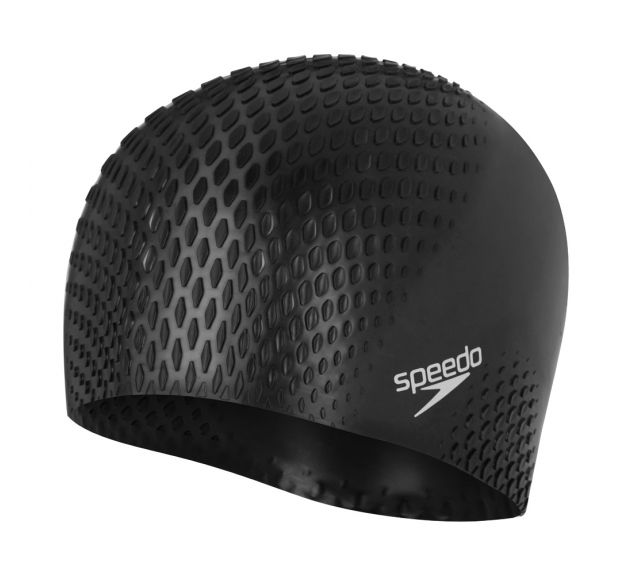 Шапка для плавання Speedo BUBBLE ACTIVE + CAP AU чорний Уні OSFM Шапка для плавання Speedo BUBBLE ACTIVE + CAP AU чорний Уні OSFM