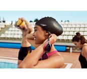 Шапка для плавання Speedo BUBBLE ACTIVE + CAP AU чорний Уні OSFM. Зображення №2 Шапка для плавання Speedo BUBBLE ACTIVE + CAP AU чорний Уні OSFM. Зображення №2