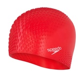 Шапка для плавания Speedo BUBBLE ACTIVE + CAP AU красный Уни OSFM. Изображение №2
