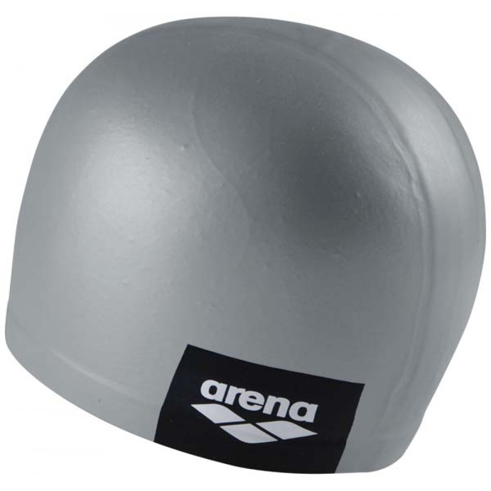 Шапка для плавания Arena LOGO MOULDED CAP серая Уни OSFM Шапка для плавания Arena LOGO MOULDED CAP серая Уни OSFM