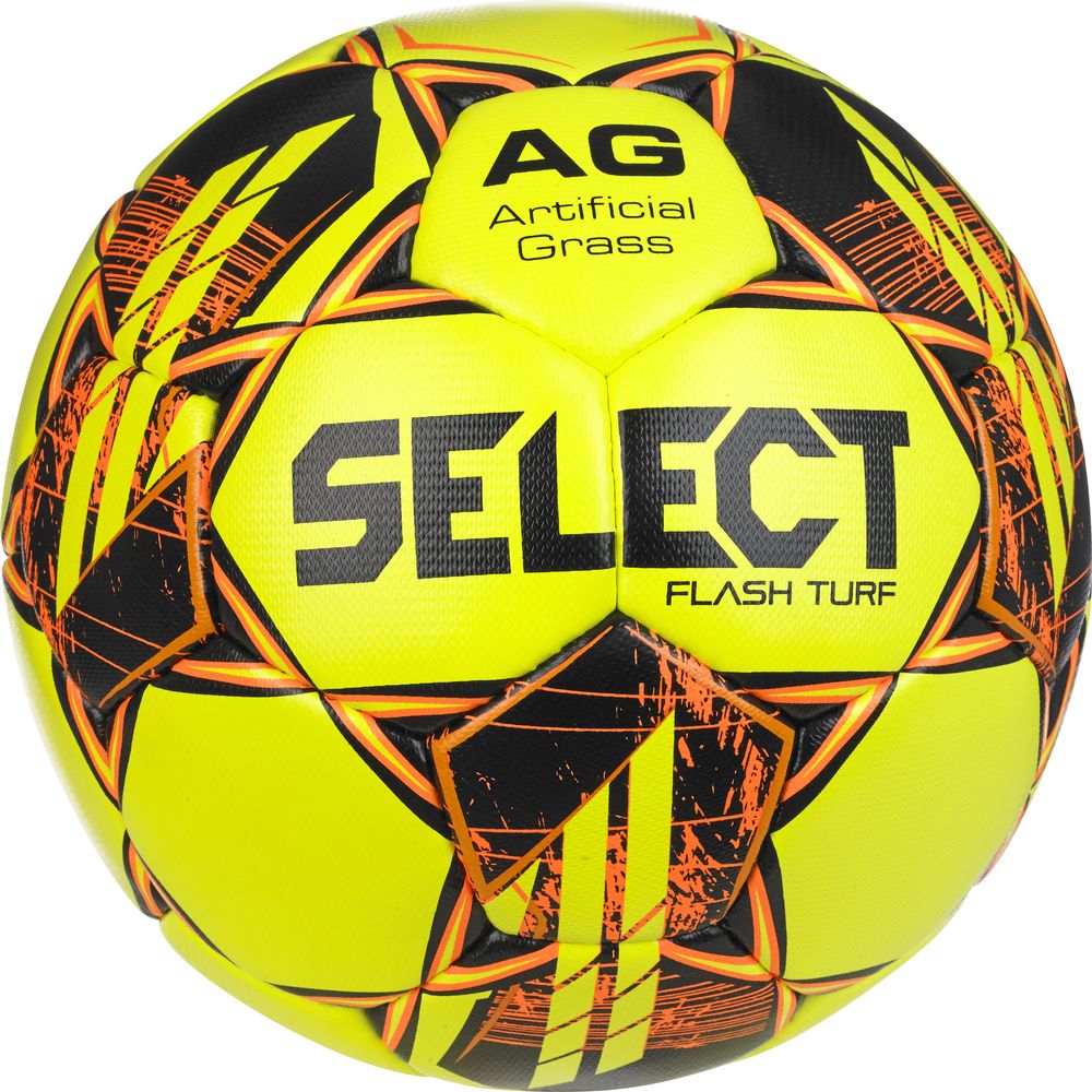 М'яч футбольний Select FLASH TURF v23 жовто-помаранчевий Уні 5 М'яч футбольний Select FLASH TURF v23 жовто-помаранчевий Уні 5