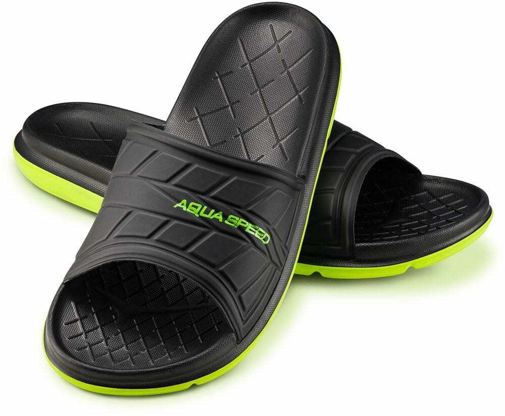 Шлепанцы Aqua Speed ASPEN 8486 черный, желтый Чол 42 Шлепанцы Aqua Speed ASPEN 8486 черный, желтый Чол 42