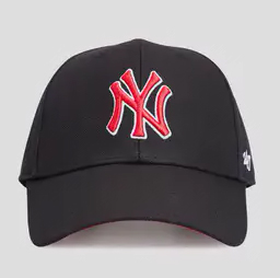 Кепка 47 Brand MLB NEW YORK YANKEES чорний, червоний Уні OSFA Кепка 47 Brand MLB NEW YORK YANKEES чорний, червоний Уні OSFA