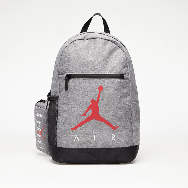 Рюкзак Nike AIR SCHOOL BACKPACK WITH PENCIL CASE сірий 46х30х13см (9B0503-GEH) Рюкзак Nike AIR SCHOOL BACKPACK WITH PENCIL CASE сірий 46х30х13см (9B0503-GEH)