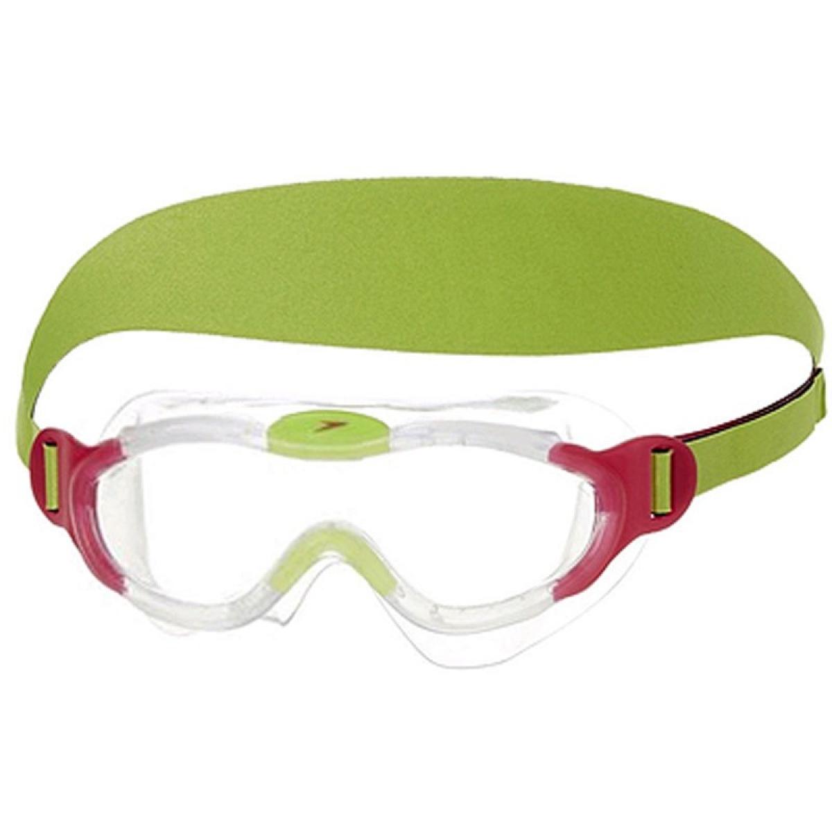 Окуляри-маска для плавання Speedo SEA SQUAD MASK JU PINK/GREEN рожевий, зелений Діт OSFM Окуляри-маска для плавання Speedo SEA SQUAD MASK JU PINK/GREEN рожевий, зелений Діт OSFM