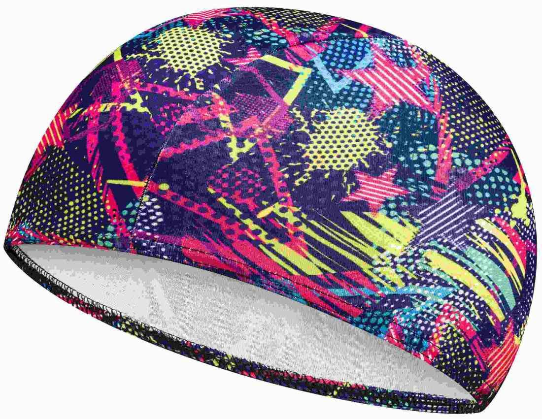 Шапка для плавання Aqua Speed POLYESTER KID 9779 фіолетовий, мультіколор Діт S Шапка для плавання Aqua Speed POLYESTER KID 9779 фіолетовий, мультіколор Діт S