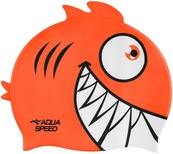 Шапка для плавания Aqua Speed ZOO Pirana 9702 пиранья, оранжевый Дет OSFM. Изображение №2 Шапка для плавания Aqua Speed ZOO Pirana 9702 пиранья, оранжевый Дет OSFM. Изображение №2