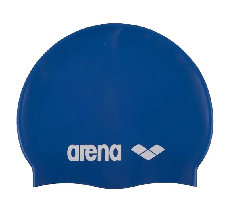 Шапка для плавания Arena CLASSIC SILICONE синий, белый Уни OSFM Шапка для плавания Arena CLASSIC SILICONE синий, белый Уни OSFM