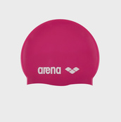 Шапка для плавання Arena CLASSIC SILICONE фуксія, білий Уні OSFM. Зображення №2 Шапка для плавання Arena CLASSIC SILICONE фуксія, білий Уні OSFM. Зображення №2