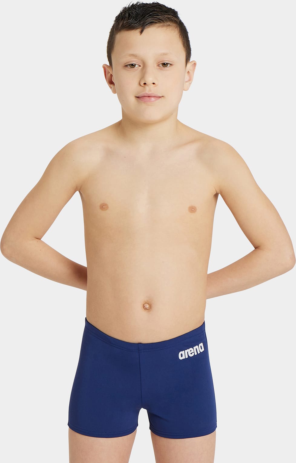 Плавки-боксери для хлопців Arena BOY'S TEAM SWIM SHORT SOLID темно-синій 140см (004777-750) Плавки-боксери для хлопців Arena BOY'S TEAM SWIM SHORT SOLID темно-синій 140см (004777-750)