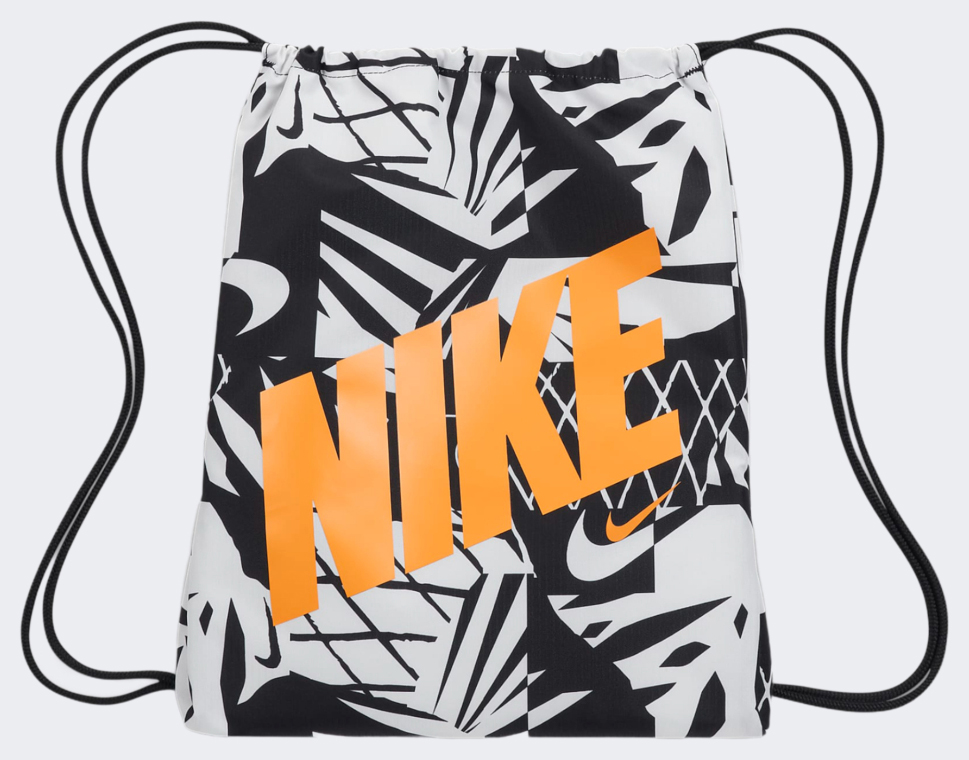 Мішок Nike Y NK DRAWSTRING - CAT AOP 1 чорний, білий, помаранчевий Діт 43 x 36 см Мішок Nike Y NK DRAWSTRING - CAT AOP 1 чорний, білий, помаранчевий Діт 43 x 36 см