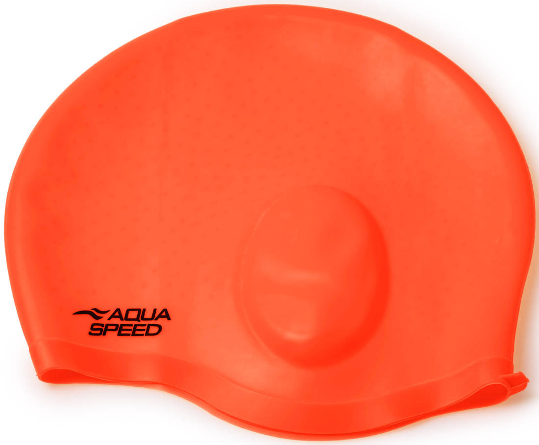 Шапка для плавання Aqua Speed EAR CAP Comfort 9896 помаранчевий Уні OSFM Шапка для плавання Aqua Speed EAR CAP Comfort 9896 помаранчевий Уні OSFM