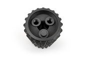 Ролик для фитнеса Adidas Foam Ab Roller черный Уни 44 x 12,8 x 12,8 см. Изображение №2