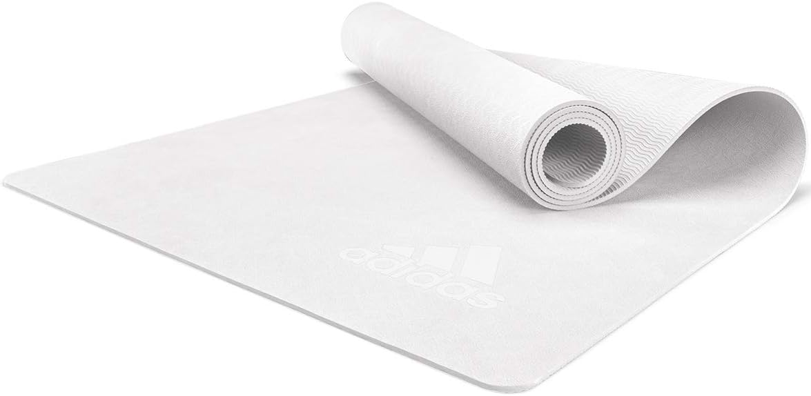 Килимок для йоги Adidas Premium Yoga Mat білий Уні 176 х 61 х 0,5 см Килимок для йоги Adidas Premium Yoga Mat білий Уні 176 х 61 х 0,5 см