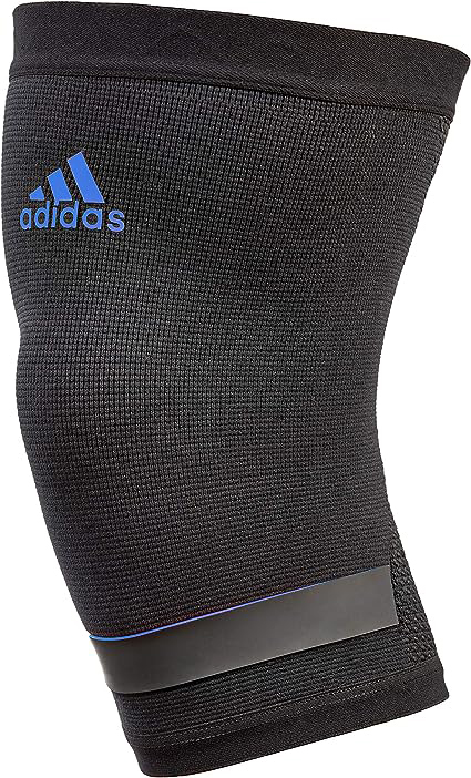 Фиксатор колена Adidas Performance Knee Support черный, синий Уни S Фиксатор колена Adidas Performance Knee Support черный, синий Уни S
