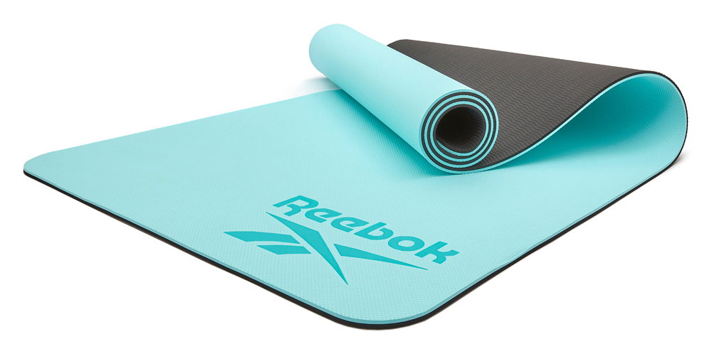 Двосторонній килимок для йоги Reebok Double Sided Yoga Mat синій Уні 176 х 61 х 0,6 см Двосторонній килимок для йоги Reebok Double Sided Yoga Mat синій Уні 176 х 61 х 0,6 см